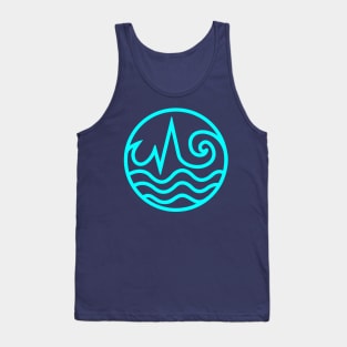 ocean wave Tank Top